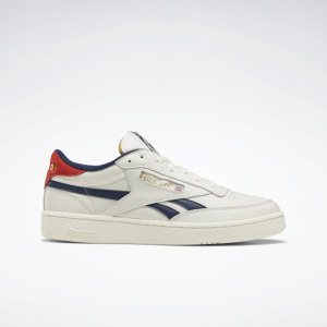 Adidasy Męskie Reebok Club C Revenge Granatowe/Czerwone PL 01NOUYG